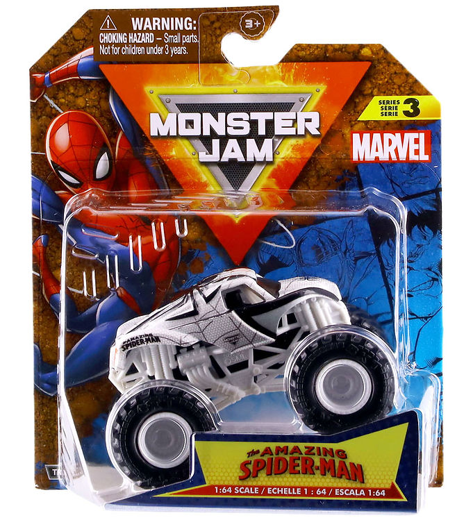 Monster Jam - 1:64 Marvel Single Packs - The Amazing Spiderman