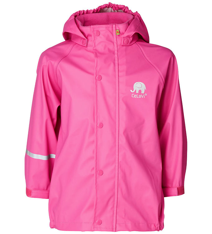 CeLaVi Regnjakke PU - Real Pink