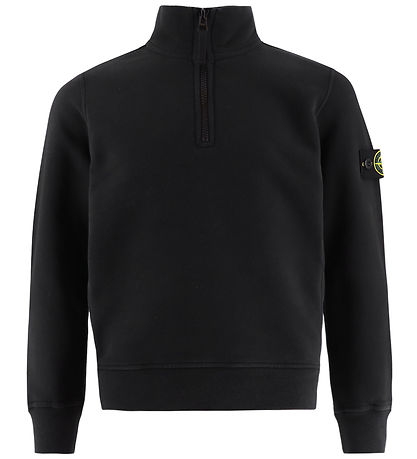 Stone Island Collegepaita M. Vetoketju - Musta