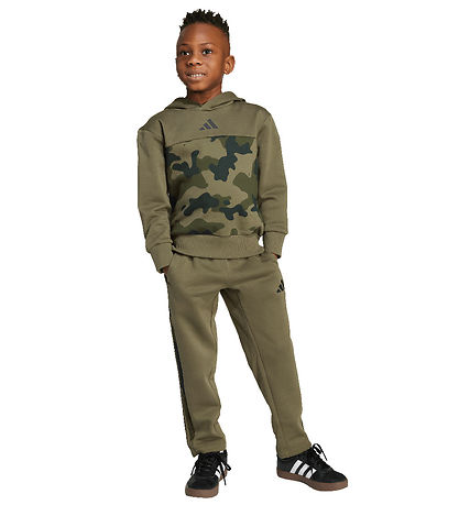 adidas Performance Sweatset - Camouflage - Olistr/Wit