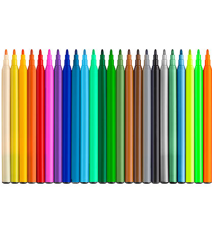 Faber-Castell Tussit - 18+3 Metallinen + 3 Neon - Dinosaur