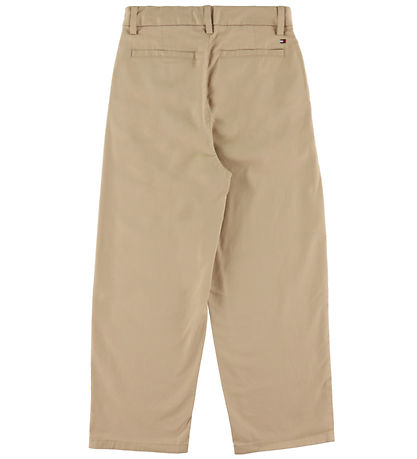 Tommy Hilfiger Bukser - Pleated Chino - Gentle Gold Beige Tommy Hilfiger Bukser - Pleated Chino - Gentle Gold Beige