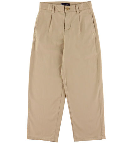 Tommy Hilfiger Bukser - Pleated Chino - Gentle Gold Beige Tommy Hilfiger Bukser - Pleated Chino - Gentle Gold Beige