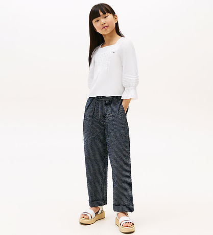Tommy Hilfiger Blouse - Embroidery English - White