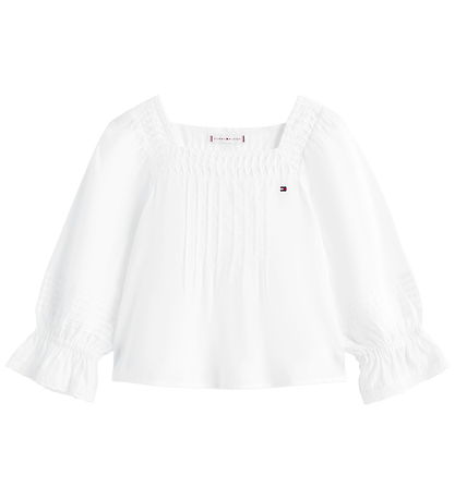 Tommy Hilfiger Blouse - Embroidery English - White