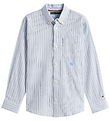 Tommy Hilfiger Skjorte - Multi Stripe - Breezy Blue Tommy Hilfiger Skjorte - Multi Stripe - Breezy Blue