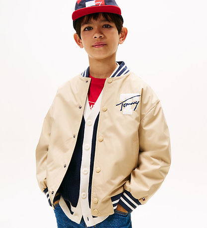 Veste Bombers Tommy Hilfiger - Réversible - Doux Gold/Marine
