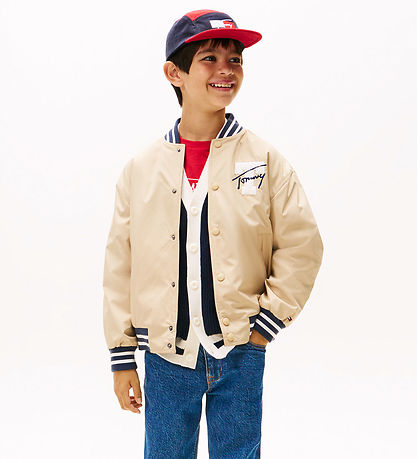 Veste Bombers Tommy Hilfiger - Réversible - Doux Gold/Marine