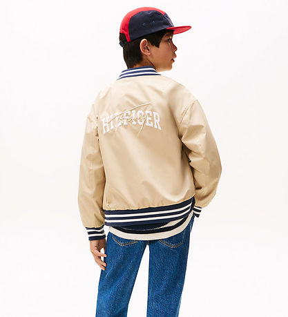 Veste Bombers Tommy Hilfiger - Réversible - Doux Gold/Marine