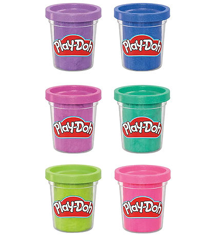Play-Doh Modellervokssæt - 6-pak - Sparkle Collection - 340g