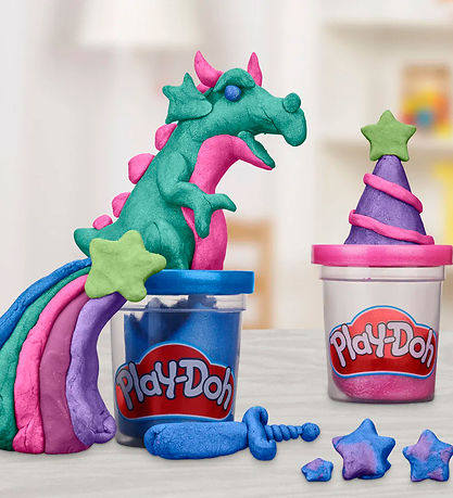 Play-Doh Modellervokssæt - 6-pak - Sparkle Collection - 340g