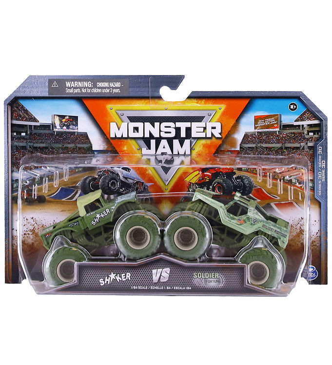 Monster Jam Truck - 1:64 - 2-pak - Shaker/Soldier Fortune