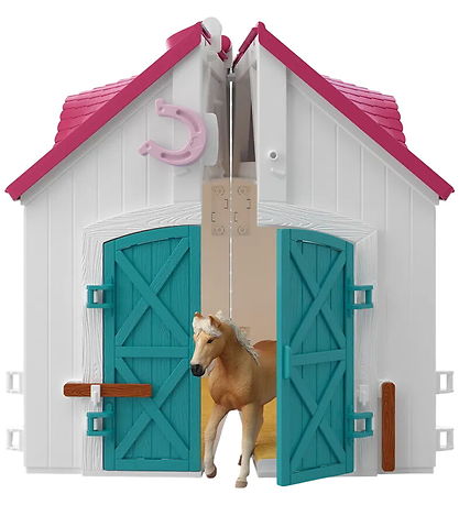 Schleich Horse Club - Åben Hestestald - 60 Dele - 42703 Schleich Horse Club - Åben Hestestald - 60 Dele - 42703