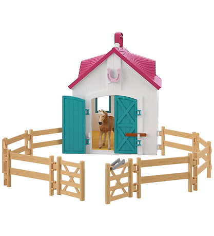 Schleich Horse Club - Åben Hestestald - 60 Dele - 42703 Schleich Horse Club - Åben Hestestald - 60 Dele - 42703