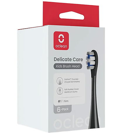 OCLEAN Tandbørste-hoveder - Delicate Care - 6-pak - Sort