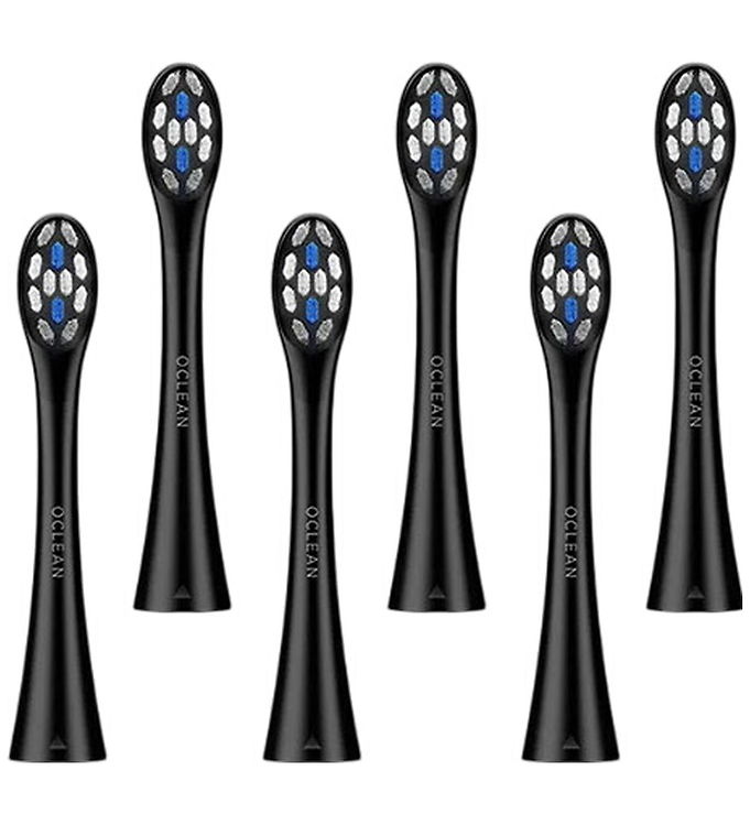 OCLEAN Tandbørste-hoveder - Delicate Care - 6-pak - Sort