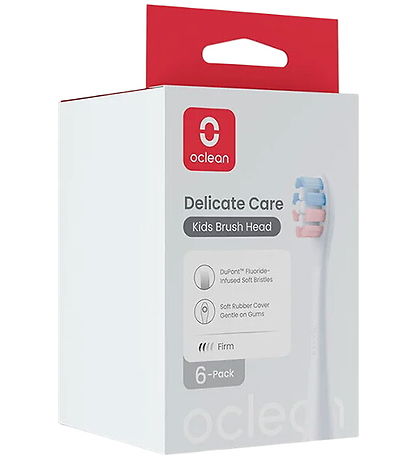OCLEAN Tandbørste-hoveder - Delicate Care - 6-pak - Hvid