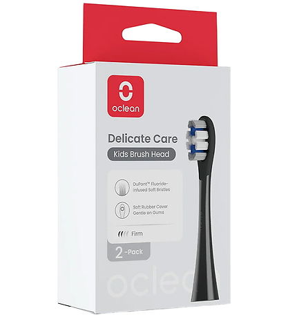 OCLEAN Tandbørste-hoveder - Delicate Care - 2-pak - Sort