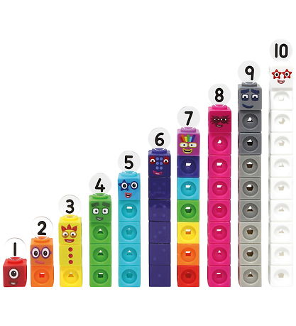 Learning Resources Legetøj - MathLink Cubes - Numberblocks 1-10 Learning Resources Legetøj - MathLink Cubes - Numberblocks 1-10