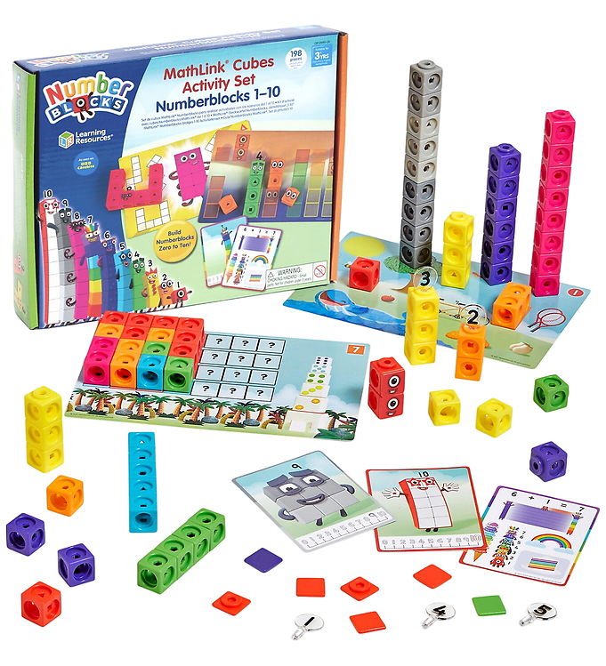 Learning Resources Legetøj - MathLink Cubes - Numberblocks 1-10