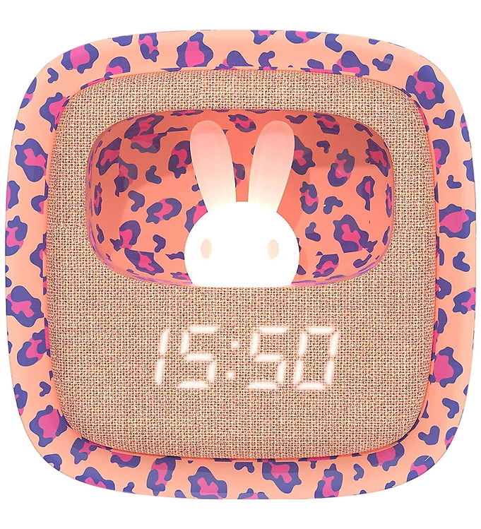 Mobility on Board Vækkeur m. Lys - Billy Clock - Leopard Rose