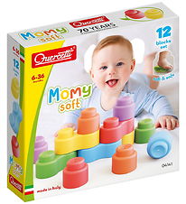Quercetti Byggeklodser - 12 stk. - Momy Soft - 04141 Quercetti Byggeklodser - 12 stk. - Momy Soft - 04141