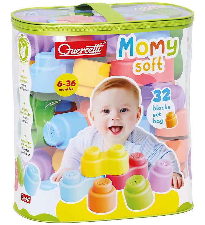 Quercetti Klodser - 32 stk - Momy Soft - 04143