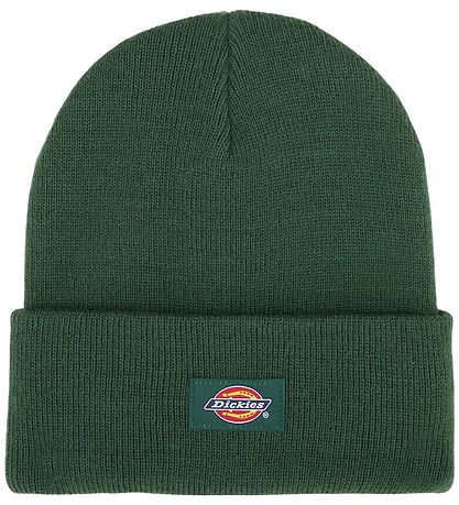 Dickies Hue - Strik - Gibsland - Pine Needle Green m. Logo