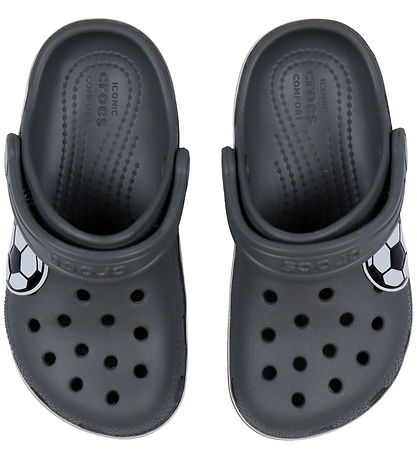 Sandales Crocs - Classic+ Sabot de football K - Slate Grey