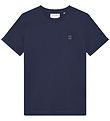 Les Deux T-shirt - Norregaard - Dark Navy Les Deux T-shirt - Norregaard - Dark Navy