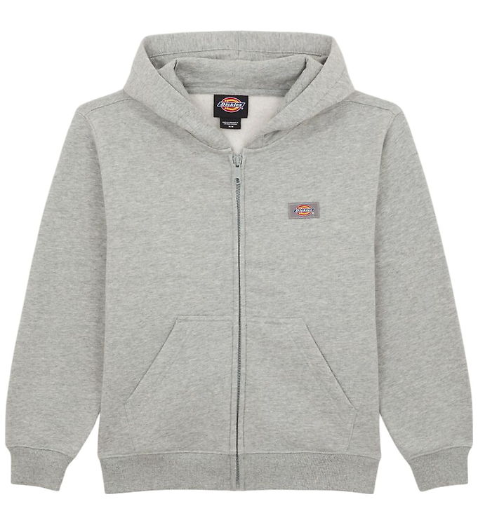 Dickies Cardigan - Oakport - Heather Gray m. Logo