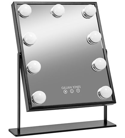 Gillian Jones Makeupspejl - 9 LED/Touch - Sort