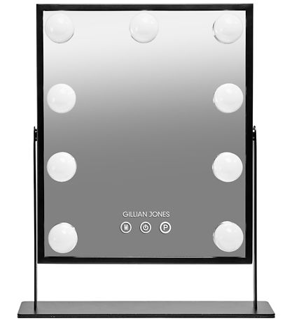 Gillian Jones Makeupspejl - 9 LED/Touch - Sort