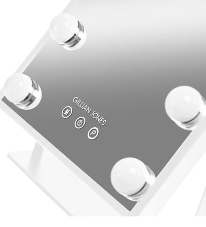 Gillian Jones Makeupspejl - 9 LED/Touch - Hvid