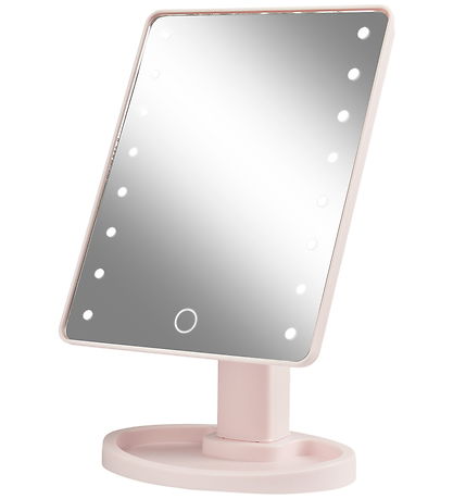 Gillian Jones Bordspejl - Firkant - LED/Touch - Rosa Gillian Jones Bordspejl - Firkant - LED/Touch - Rosa