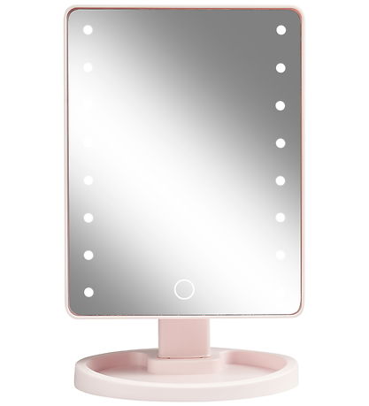 Gillian Jones Bordspejl - Firkant - LED/Touch - Rosa Gillian Jones Bordspejl - Firkant - LED/Touch - Rosa