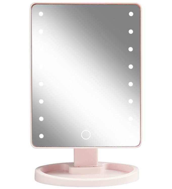 Gillian Jones Hollywoodspejl med Touch, LED Lys og USB - Dusty Rose