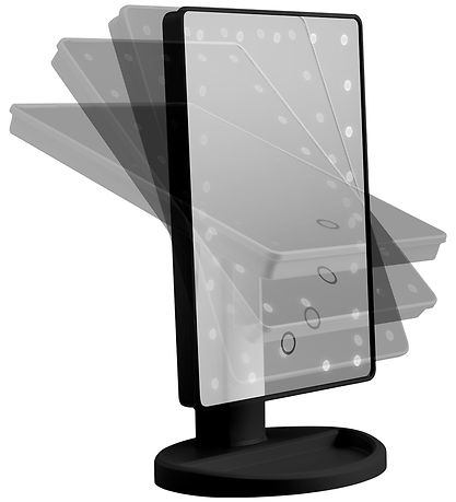 Gillian Jones Bordspejl - Firkant - LED/Touch - Sort