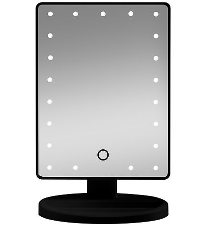 Gillian Jones Bordspejl - Firkant - LED/Touch - Sort