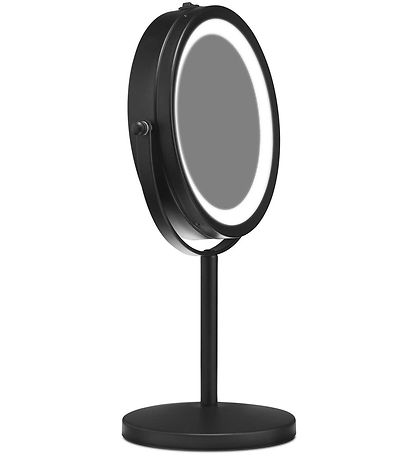 Gillian Jones Bordspejl - Rund - LED/Forstørrelse - Mat Sort Gillian Jones Bordspejl - Rund - LED/Forstørrelse - Mat Sort