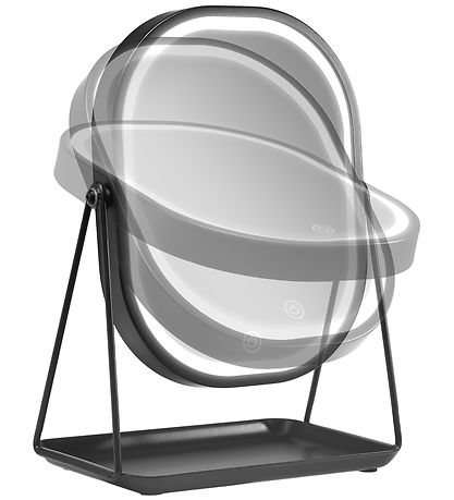 Gillian Jones Bordspejl - Oval - LED/Bakke - Sort Gillian Jones Bordspejl - Oval - LED/Bakke - Sort