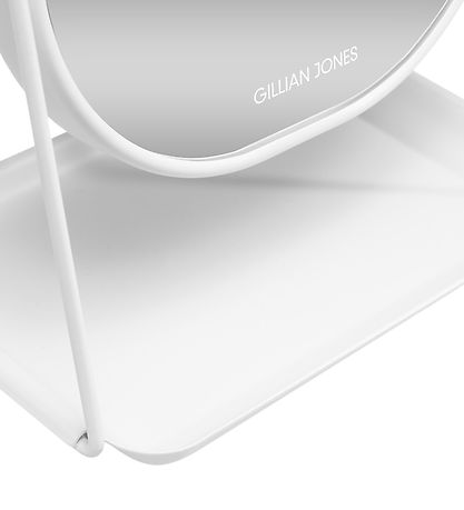 Gillian Jones Bordspejl - Oval - Forstørrelse/Bakke - Hvid