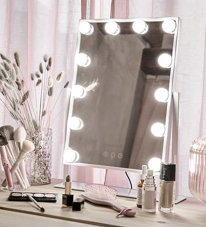 Gillian Jones Makeupspejl - 12 LED/Touch - Hvid Gillian Jones Makeupspejl - 12 LED/Touch - Hvid