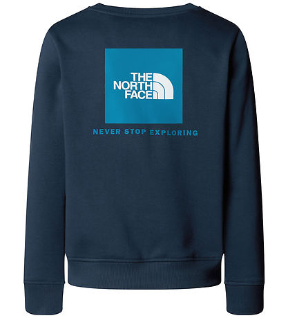 The North Face Sweatshirt - Navy m. Logo