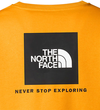The North Face Sweatshirt - Reg Crew - Summit Gold m. Print