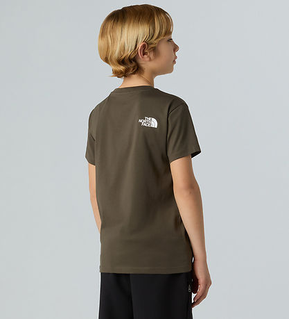 The North Face T-shirt - Easy - New Taupe Green m. Logo