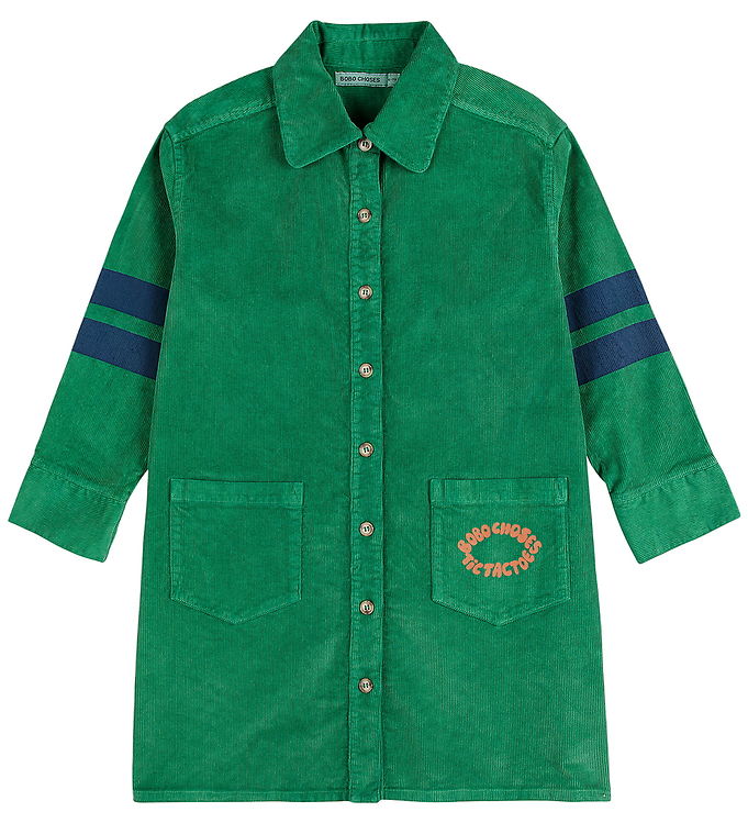 Bobo Choses Kjole - Fløjl - Tic Tac Toe - Grøn