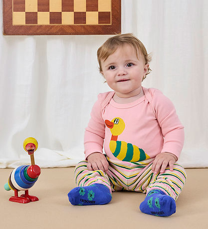 Bobo Choses Body l/æ - Stripped Duck - Light Pink Bobo Choses Body l/æ - Stripped Duck - Light Pink