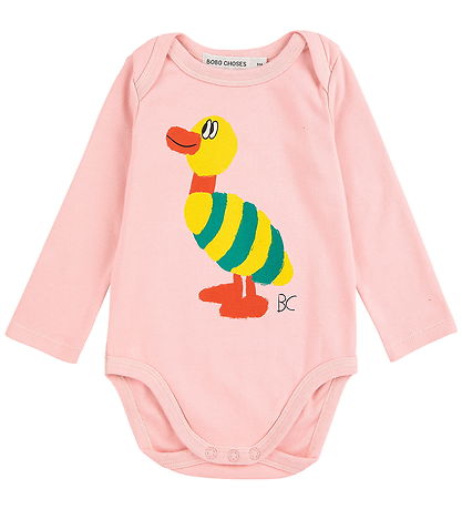 Bobo Choses Body l/æ - Stripped Duck - Light Pink Bobo Choses Body l/æ - Stripped Duck - Light Pink