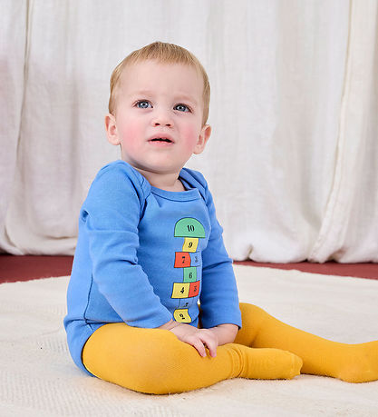 Bobo Choses Bodysuit l/s - Hopscotch - Blue
